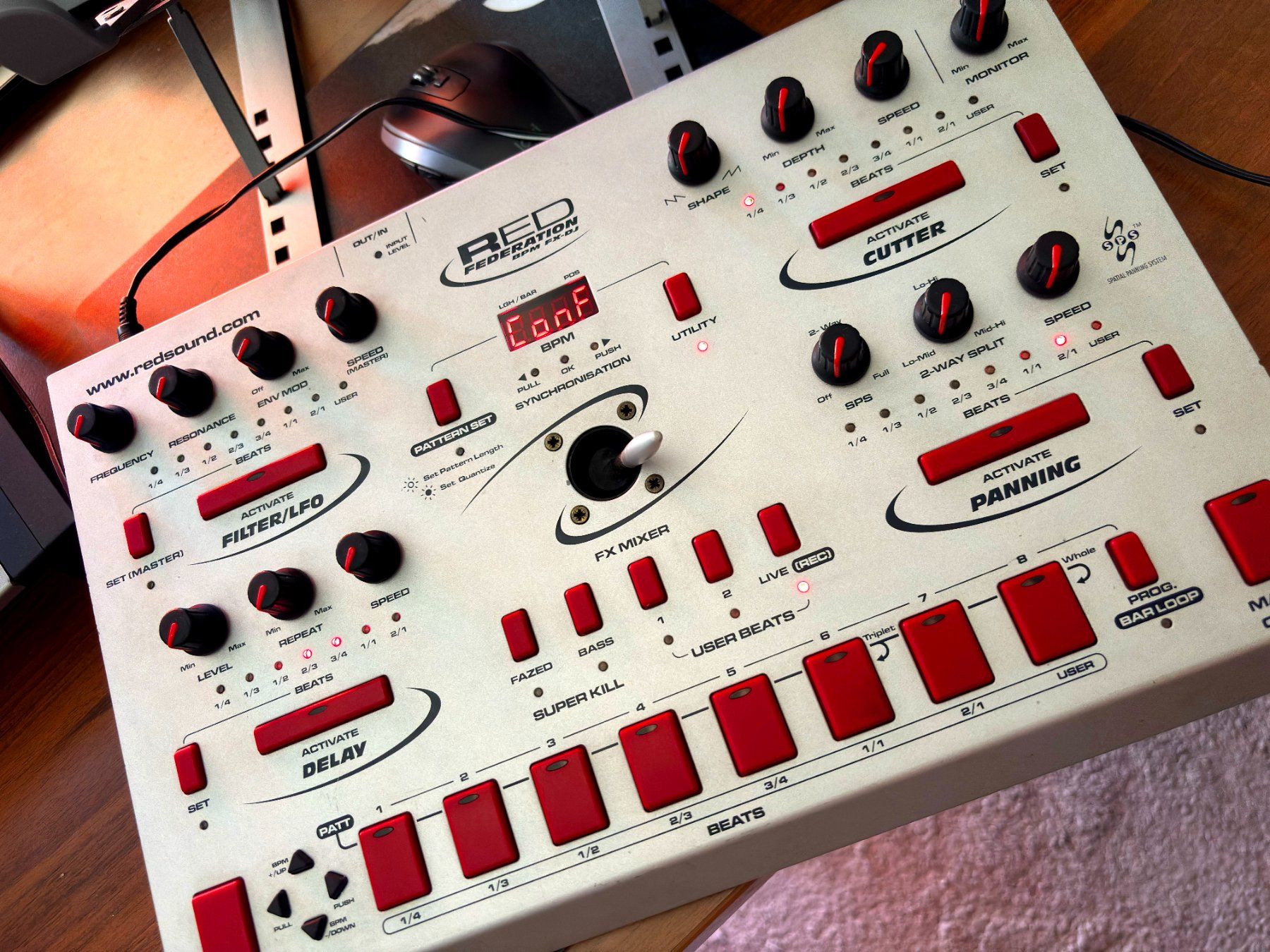 Strumenti musicali: RED Sound Federation BPM FX dj effects unit – Usato da Lausanne venduto da mpampouras 2