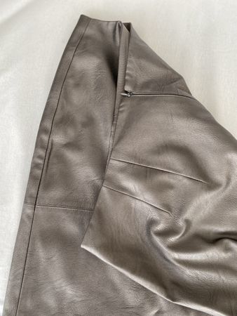 Rock von COMMA Grösse 40 Glänzend Taupe