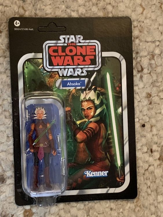 Hasbro Star Wars The Vintage Collection Ahsoka Tano (VC102) – Figura 9,5 Cm Con Accessori, The Clone Wars - 5