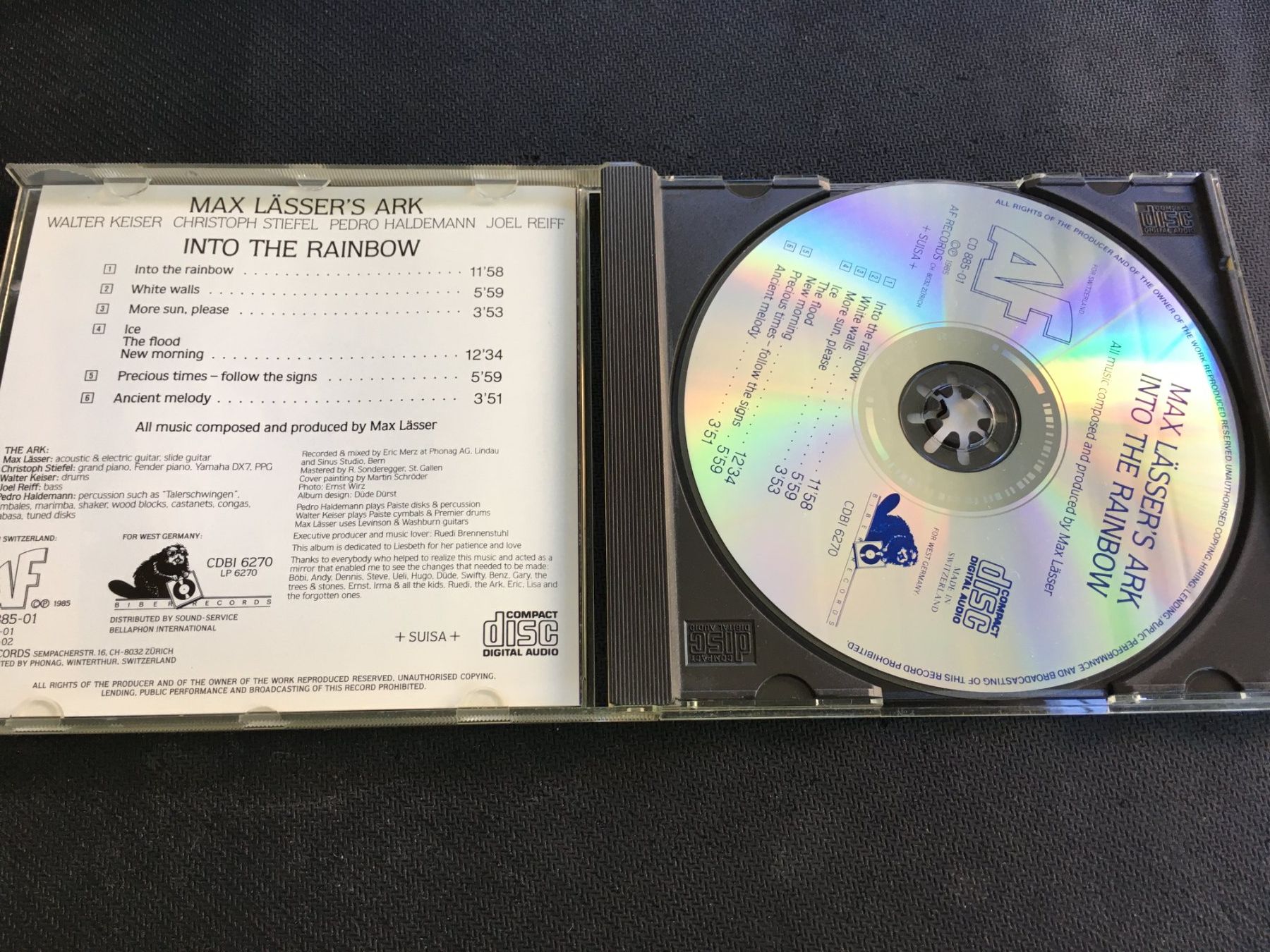 CDs: Max Lässer's Ark - Into the Rainbow -CD- – D'occasion à St.Gallen par MedienJoe 1