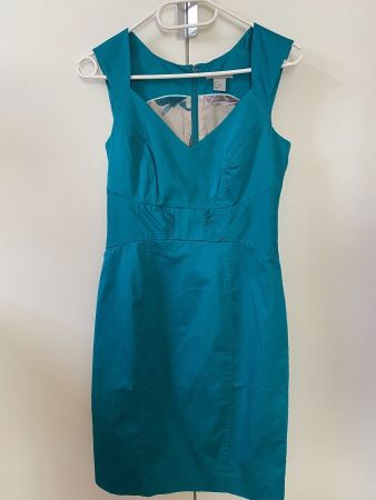 Neues elegantes Kleid petrolfarbig Grösse 34