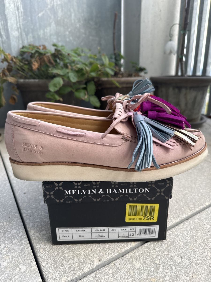 Hamilton Scarpe da donna: Melvin & Hamilton Loafers Leder Rosa Gr. 42 – Nuovo (secondo la descrizione) da Brütten venduto da Rod816 2