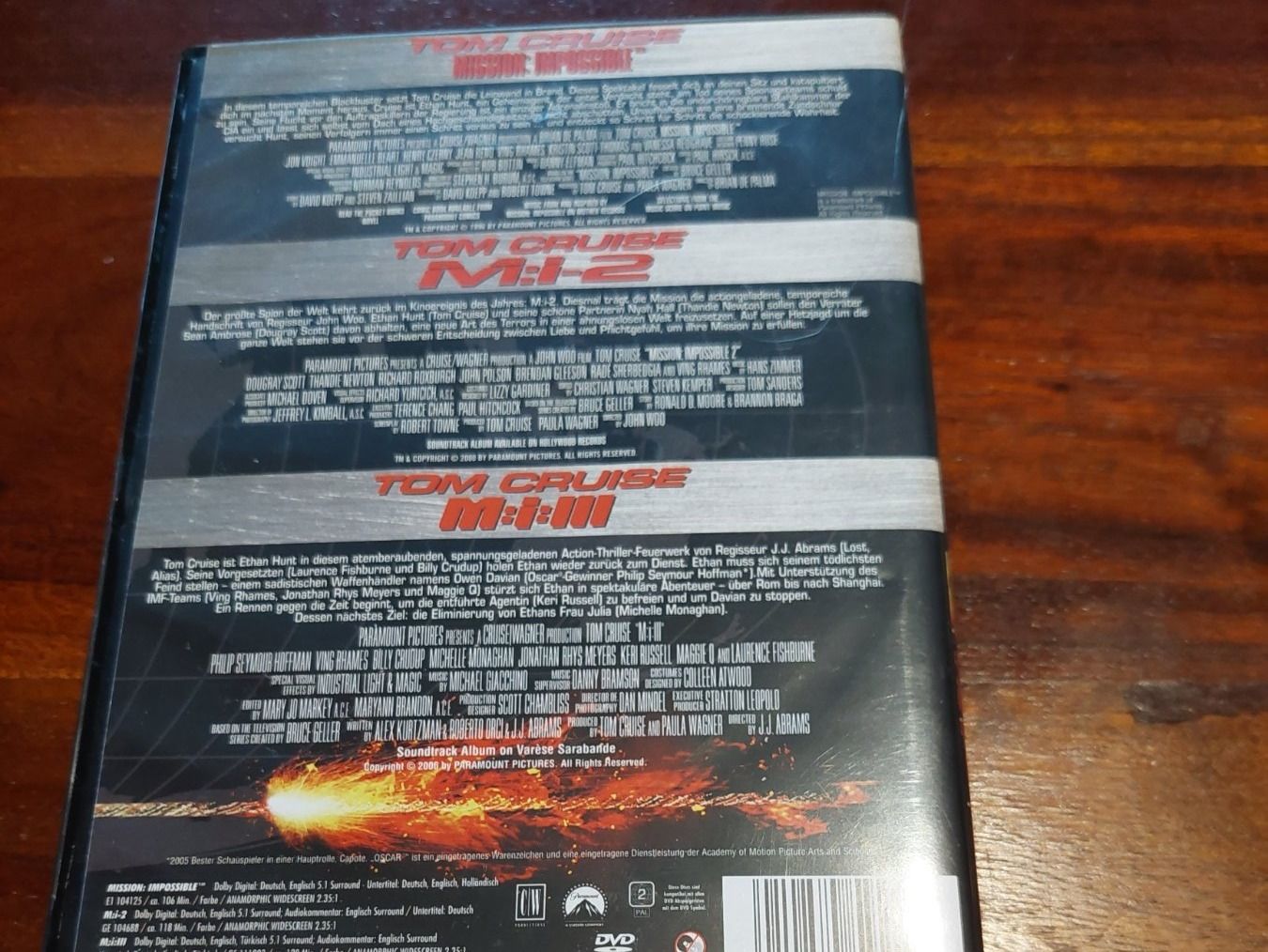 Tutti i DVDs: Tom Cruise Mission Impossible 1-3 – Usato da Beckenried venduto da Havacola 2