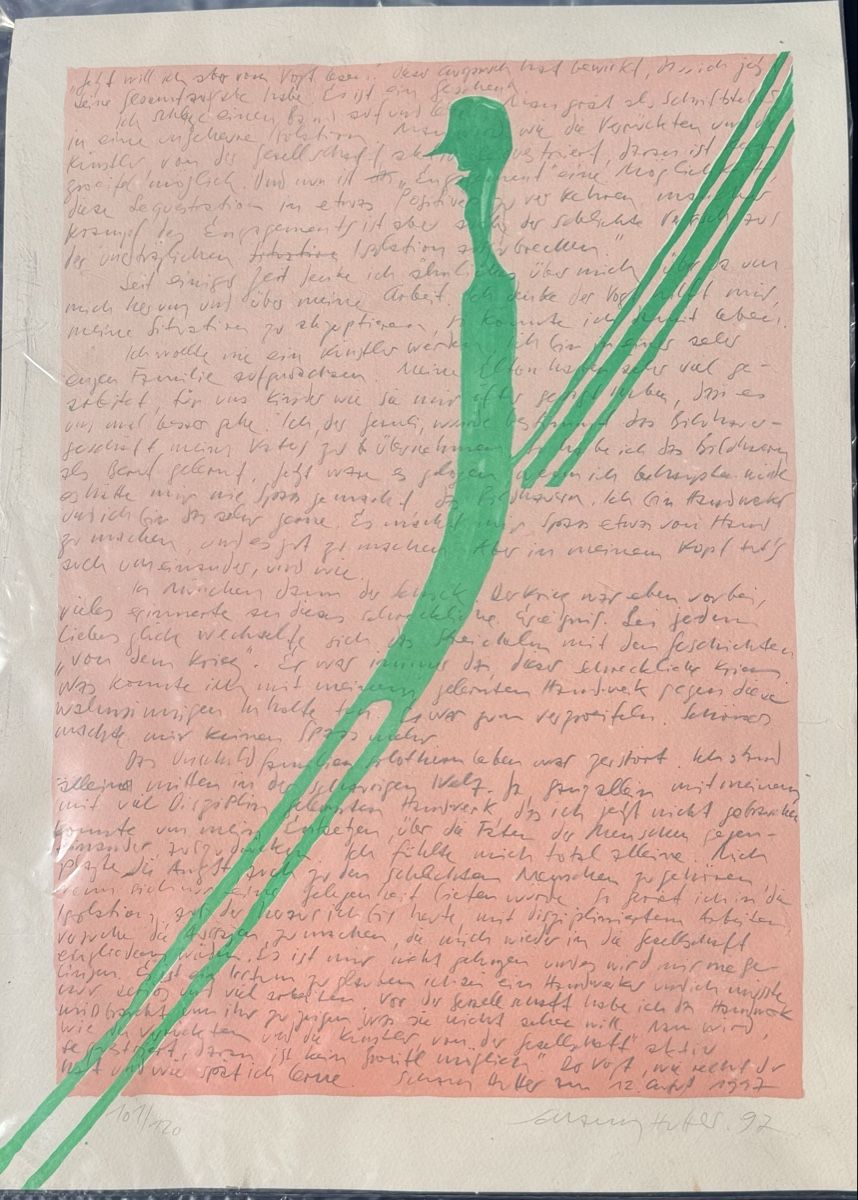 Arts picturaux & lithographies: Schang Hutter - Lithographie – D'occasion à Solothurn par NUVICO 2