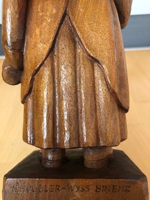 Statuette: Mönch Figur von Brienzer Schnitzerei – Usato da Altbüron venduto da zet_pnw5 4
