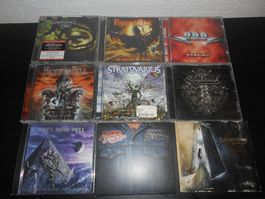 9 CDs Rock / Metal ( Evanescence Hammerfall Axel Rudi Pell )