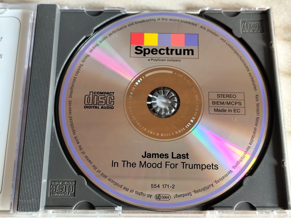 JAMES LAST - IN THE MOOD FOR TRUMPETS - Spectrum/PolyGram (Neu (gemäss ...