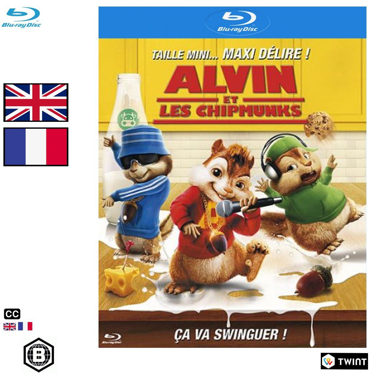 Tous les DVDs: Alvin et les Chipmunks (2007) - Blu-ray – D'occasion à Semsales par __Florian__
