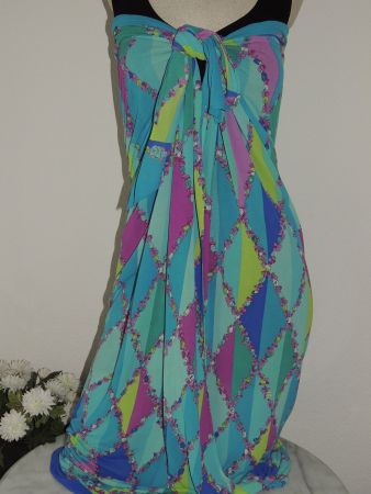 EXKLUSIVER PAREO "BELDONA" MADE IN ITALY SOMMER NEU