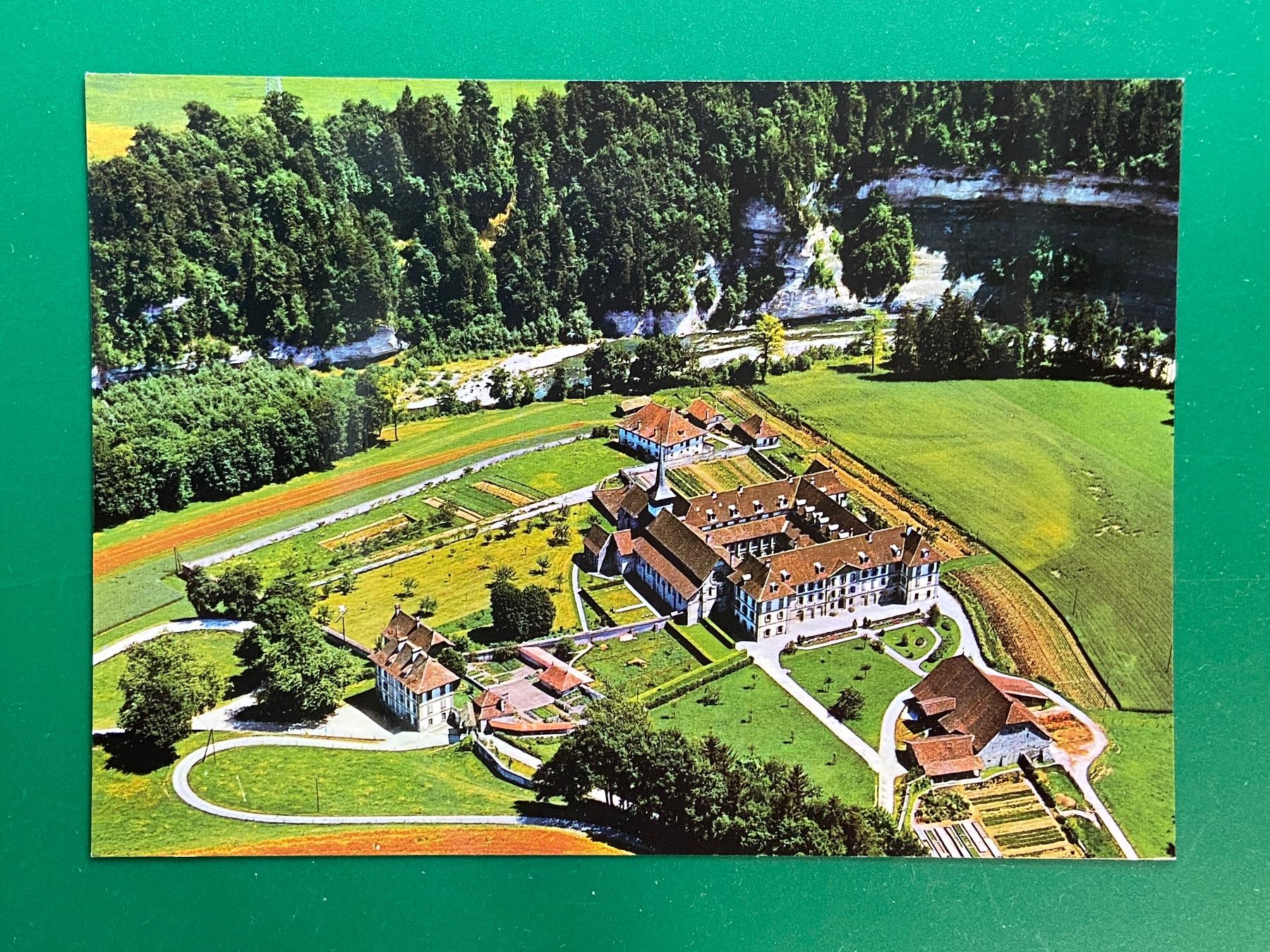 Cartoline postali: Abtei Hauterive - Posieux – Usato da Steg VS venduto da danwer74