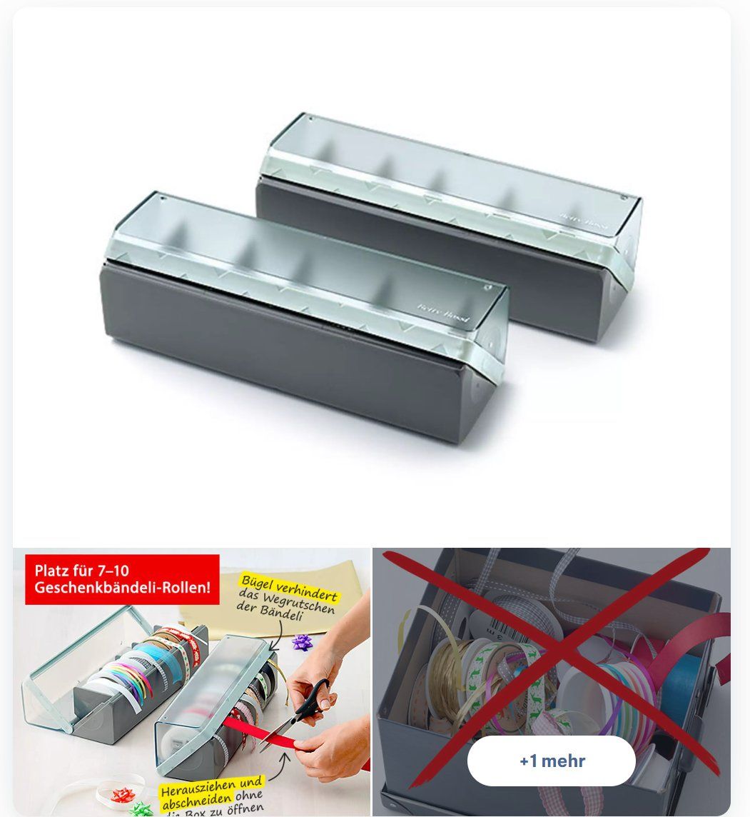 Betty Bossi Recipients et similaires: Geschenkbändeli-Organizer -2er-Set – D'occasion à Zürich par ALRENI 1