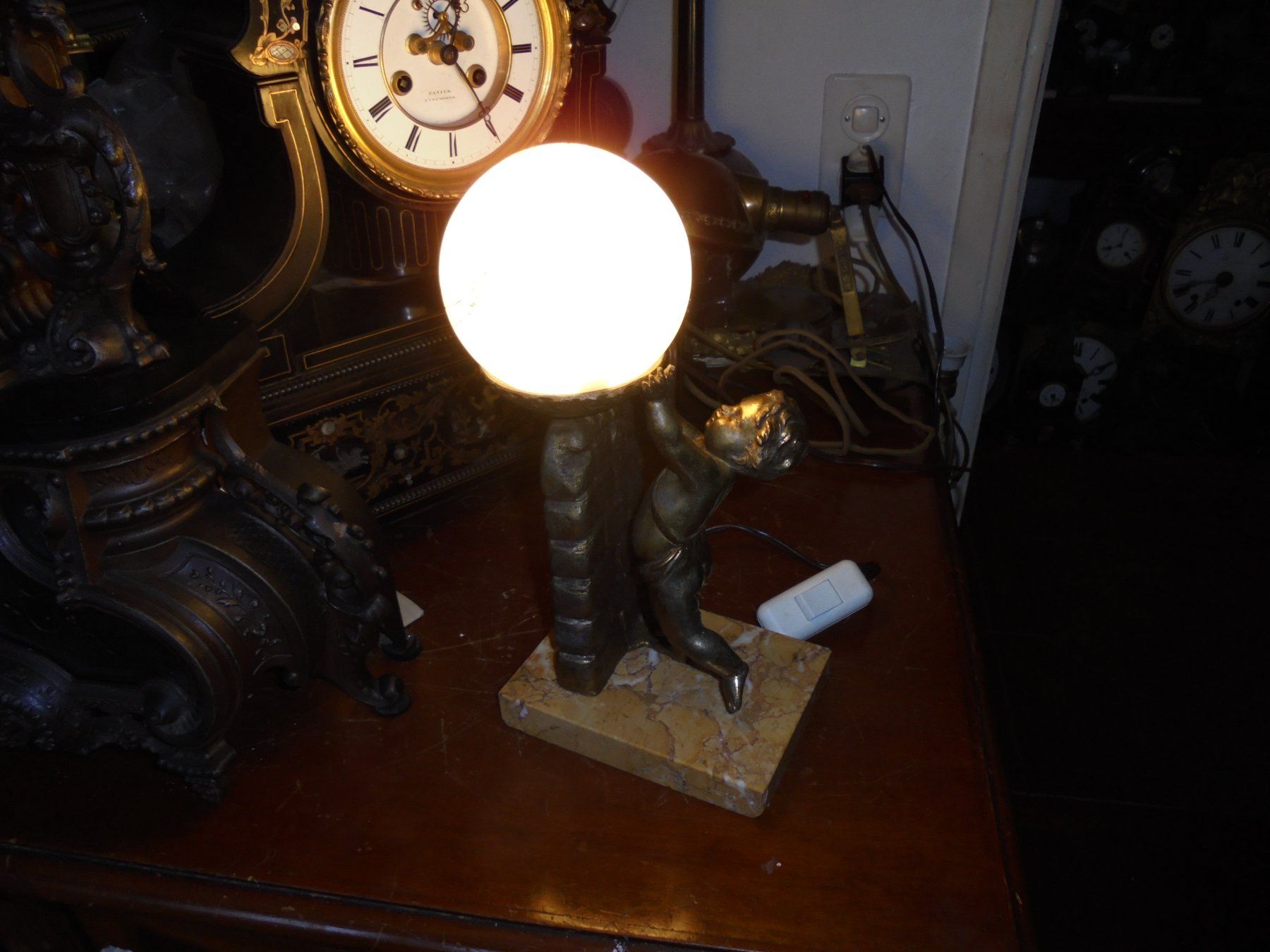 Lampade: Antike Putilampe, ca. 1920-30 – Usato da Camorino venduto da Hunpete