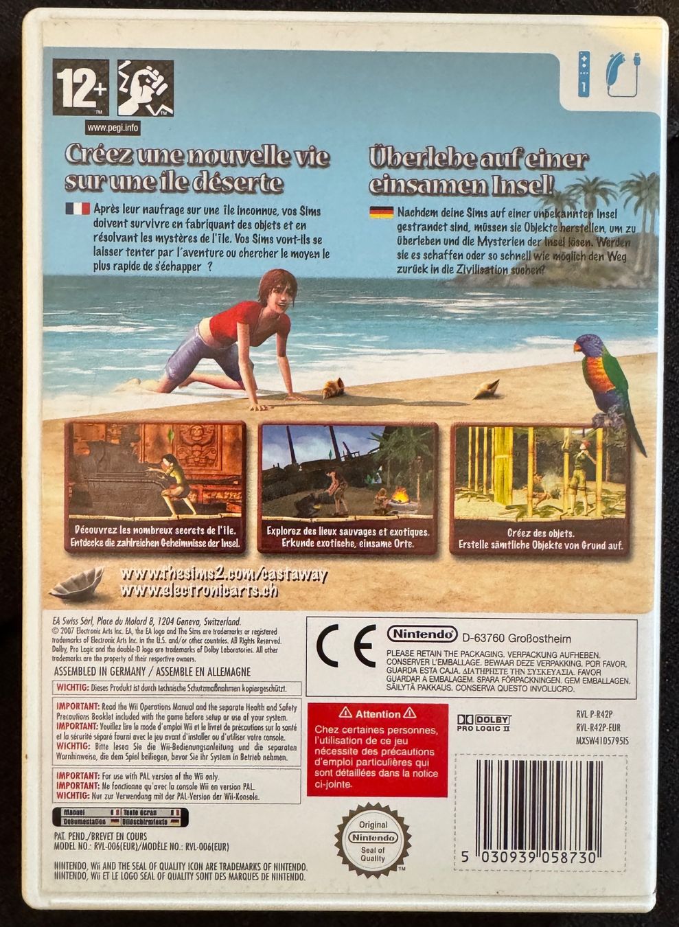 Nintendo Spiele: Nintendo Wii - The Sims 2 - Castaway – Gebraucht aus Seuzach von Inspektor99 1