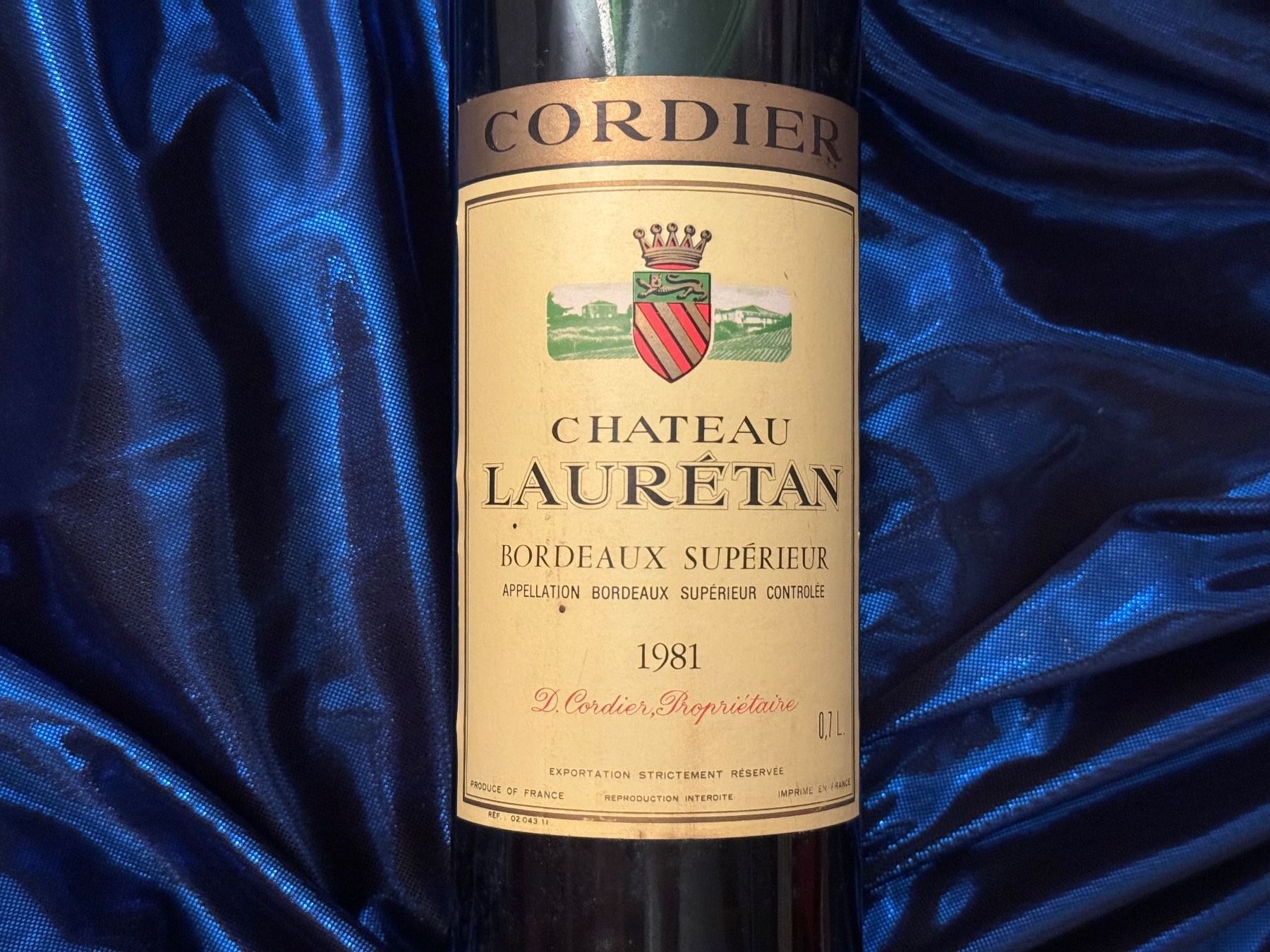 Vino: Château Laurétan 🍷 1981 – Nuovo e nell'imballaggio originale da Humlikon venduto da GX30 1
