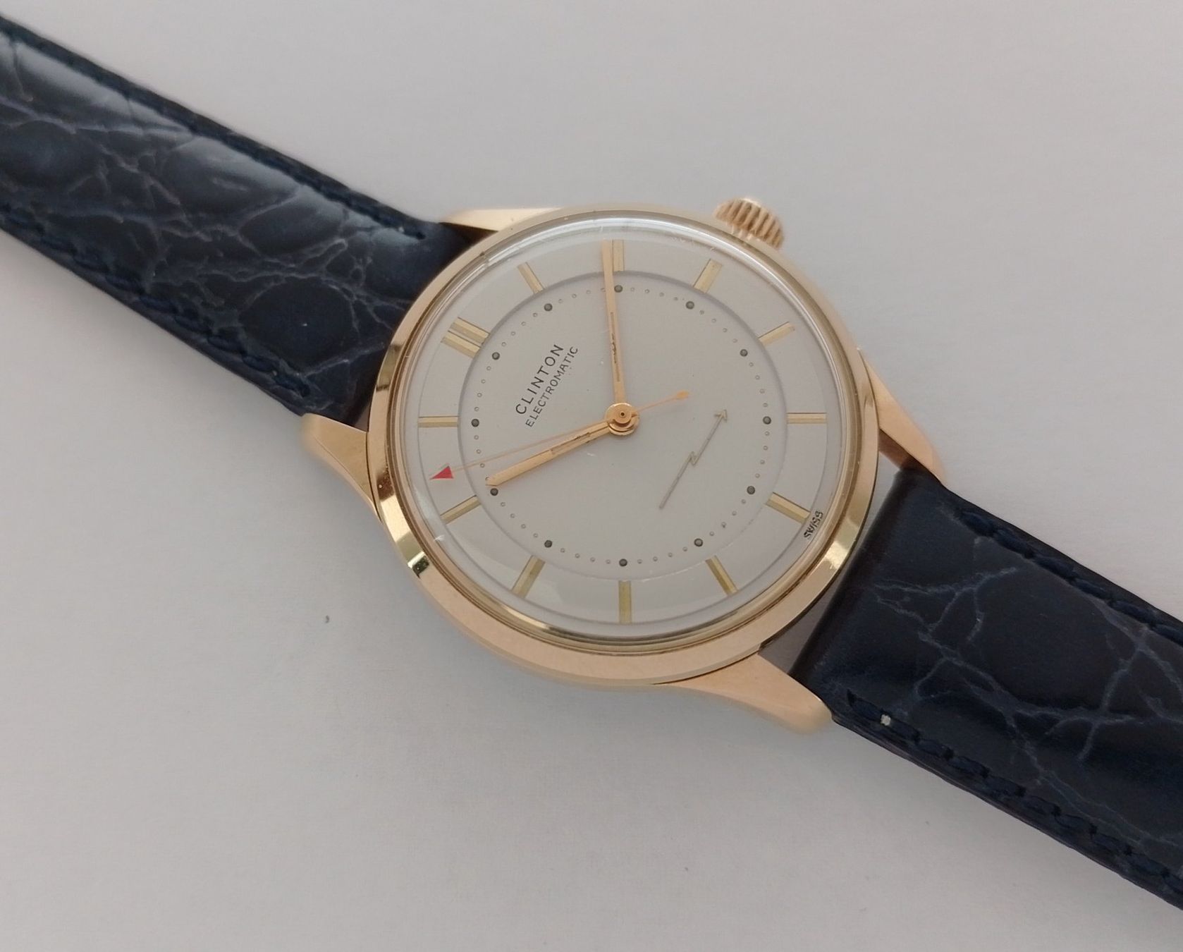 Seltene Clinton Electromatic, Swiss, Herrenuhr, Top Zustand! (Gebraucht ...