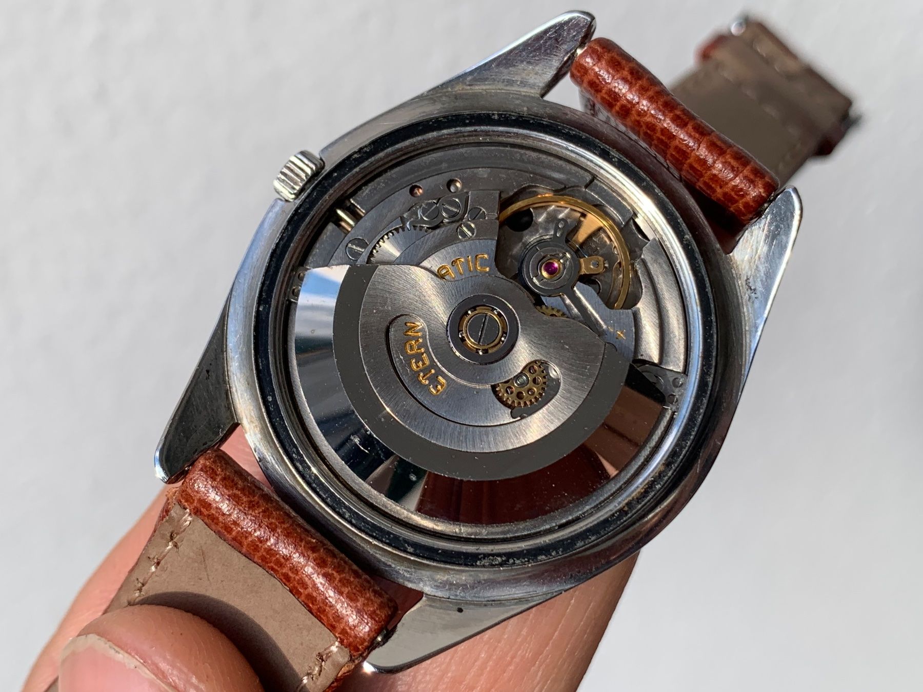 Eterna Uhren: Vintage ETERNA Kontiki homme / Herrenuhr Automatik läuft – Gebraucht aus Biel/Bienne von  7