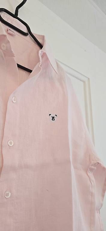 Camicette: Chemise en lin rose clair - Taille S – Nuovo e nell'imballaggio originale da Penthalaz venduto da Jojolap 2