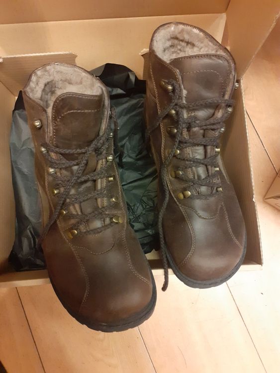Herren Stiefel Mit Wollfutter – Warme Winterstiefel In Schwarz, Größe 6.5D (M) US