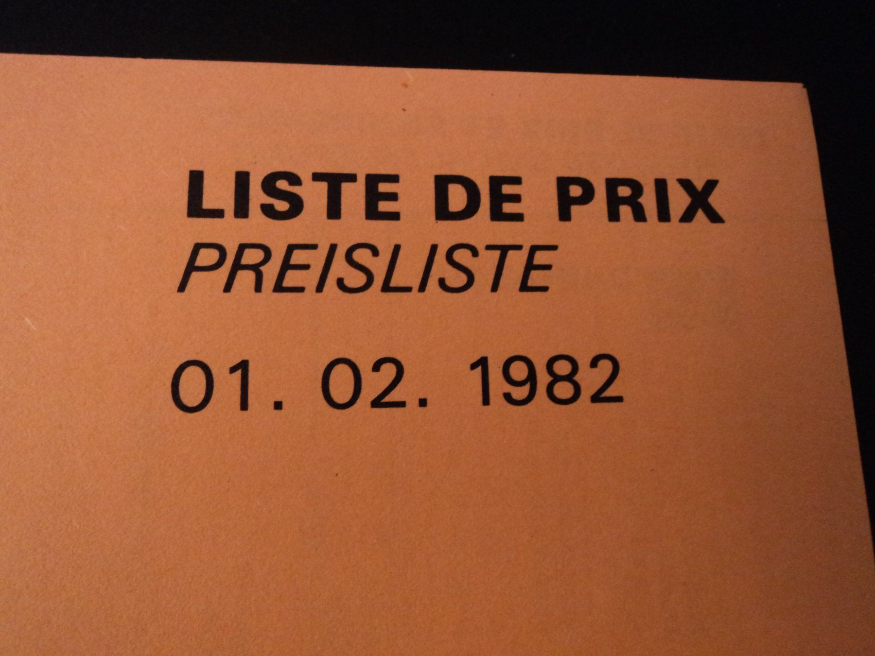 Daihatsu Documenti: Prospekt Preisliste Daihatsu 1982 – Usato da Schwarzenburg venduto da modelCARama 2