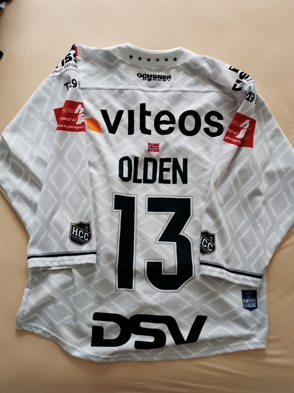 Leibchen & Hosen: MAILLOT OFFICIEL OLDEN DU HCC – Gebraucht aus Genève von abba74 1