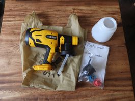 Spray Paint Gun for Dewalt 18V battery powered