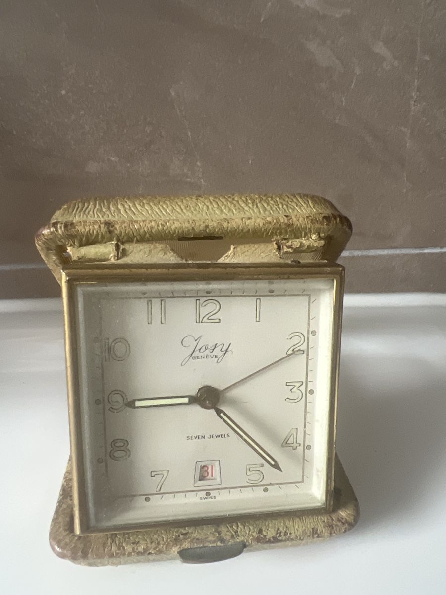 Wecker: Réveil vintage "Jory" en laiton – Gebraucht aus Châtel-St-Denis von gpf_6dsd