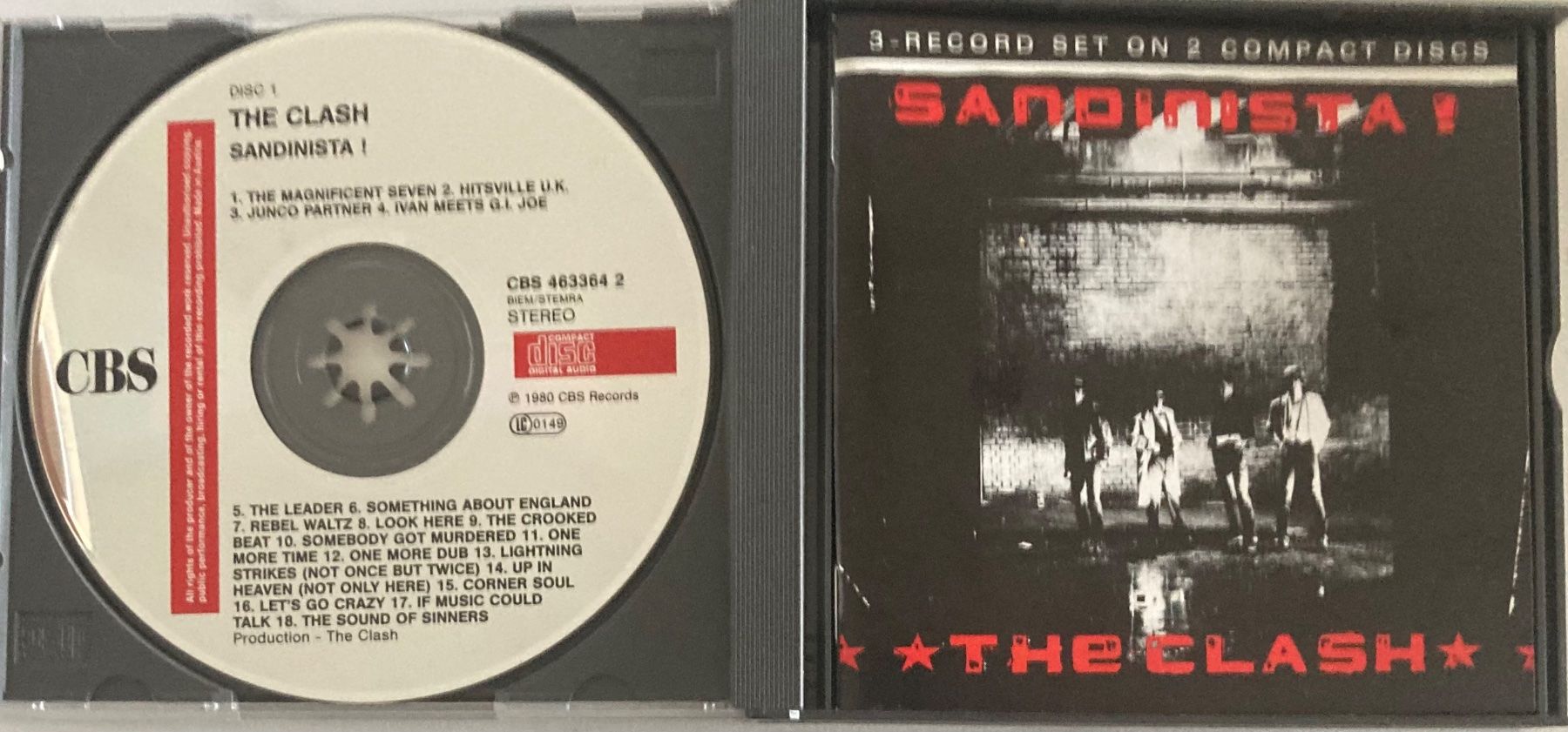CD: THE CLASH - SANDINISTA! – Usato da Poliez-Pittet venduto da Newtown-Records 2