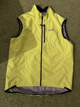 Gore Goretex Gilet Velo Weste gelb gebraucht guter Zustand