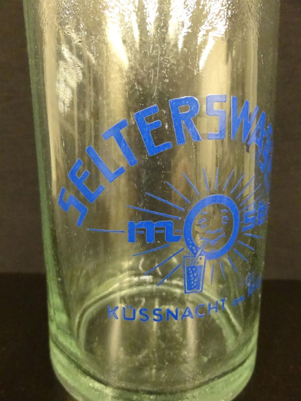 Bicchieri, Caraffe & Bottiglie: alte Flasche SELTERSWASSER MOSER 1959 – Usato da Kerzers venduto da Flaschenposten 3