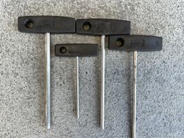 Amec T-Griff Inbusschlüssel Set 4,5,6 und 8mm guter Zustand