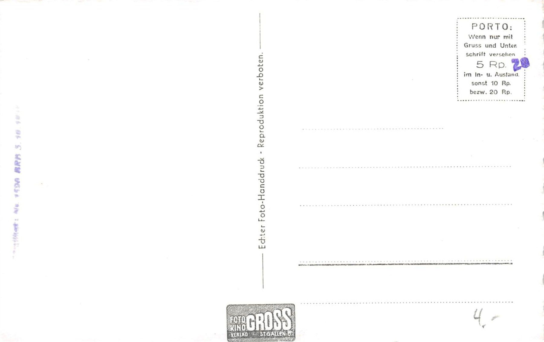 Cartoline postali: Gais mit Gäbris – Usato da Ottikon b.Kemptth. venduto da Neptun1974 1