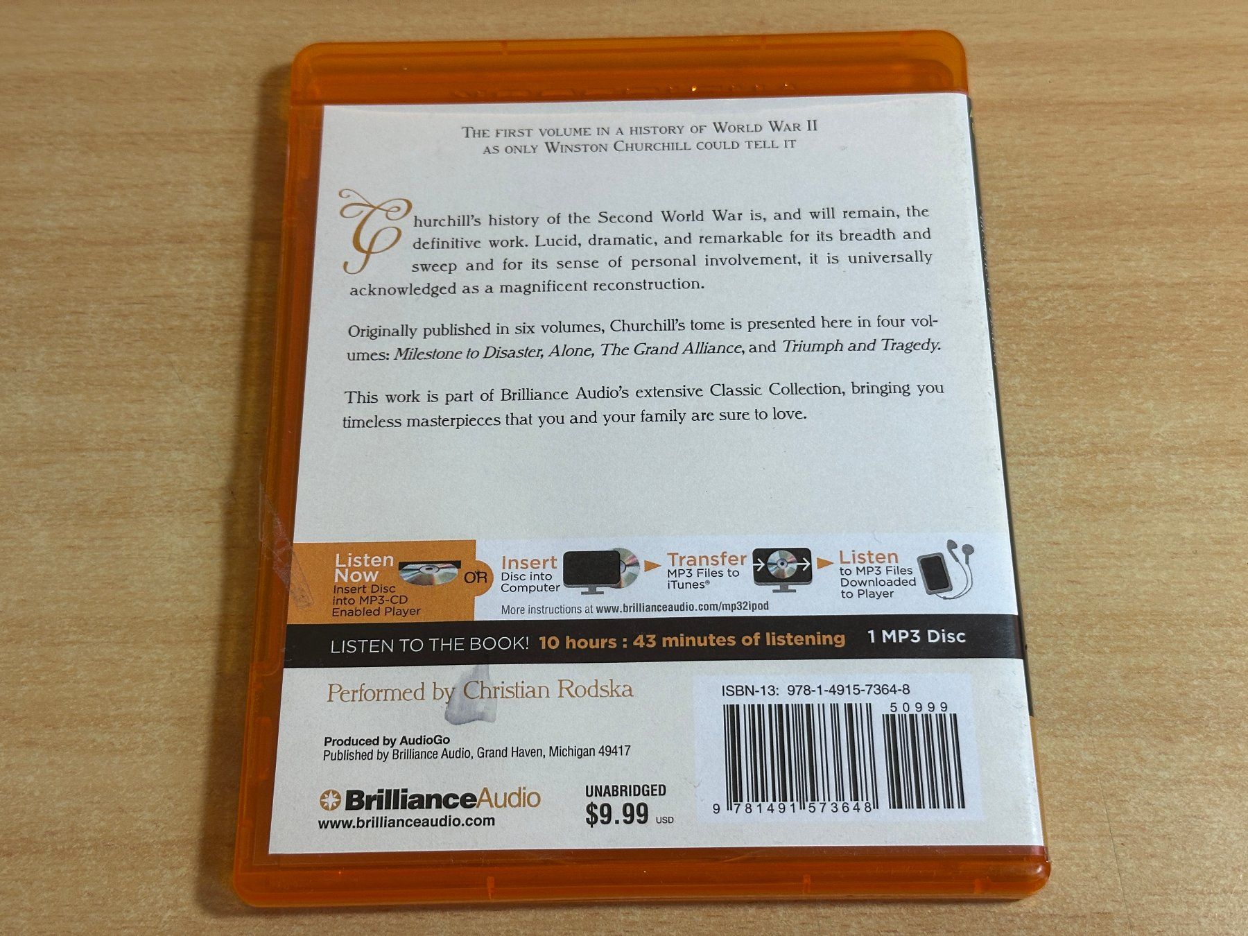 Audiolibri: The Second World War Milestones to Disaster MP3 CD – Usato da Rikon im Tösstal venduto da Alpenmutz 1
