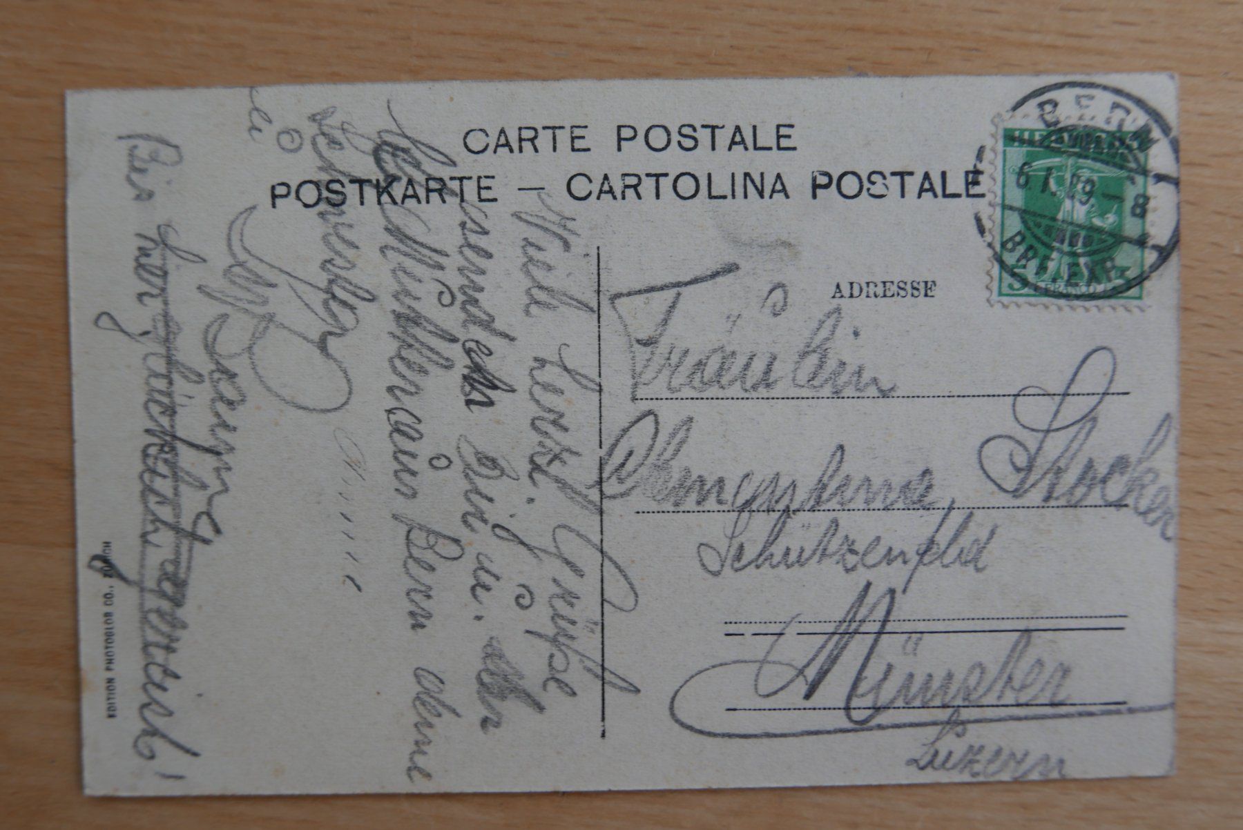 Cartes postales: A.K. Bern 1889 – D'occasion à Rotkreuz par nigal 1