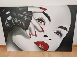Grosses Wandbild, Leinwandbild, neuwertig, top Zustand