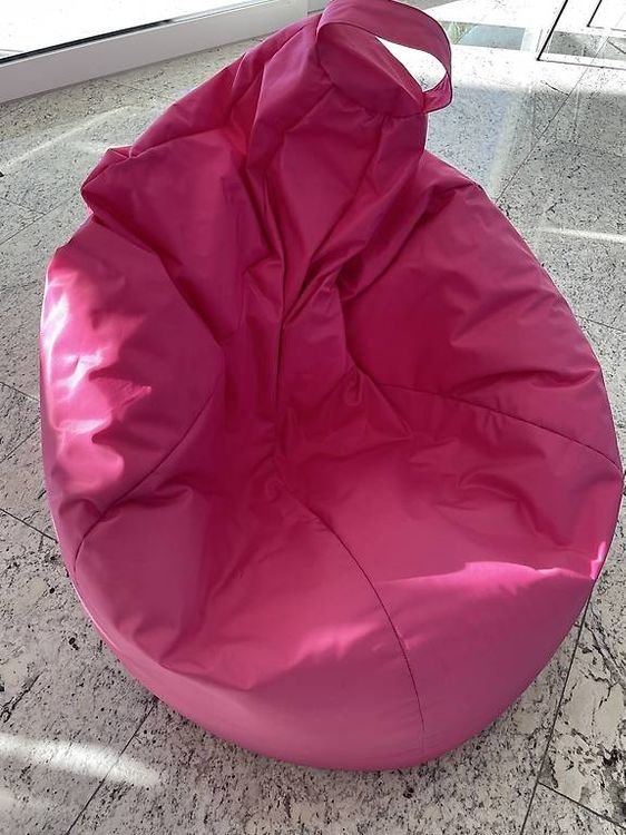 Pouf nero e rosa 3