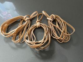 30 Gummibänder, Gummiringe, Haushalt, Büro, Schule - neu