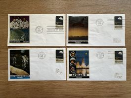 USA - 1969 1. Mondlandung FDC und Sonderbriefe mit Sonderste