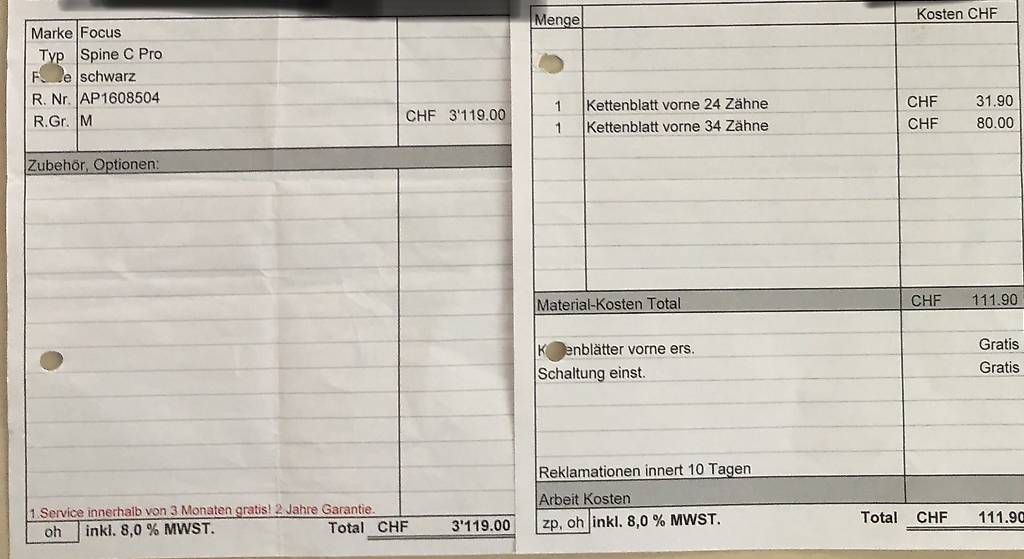 Velos: FOCUS, Spine C Pro carbon  – Gebraucht aus Schattdorf von ratr84 4