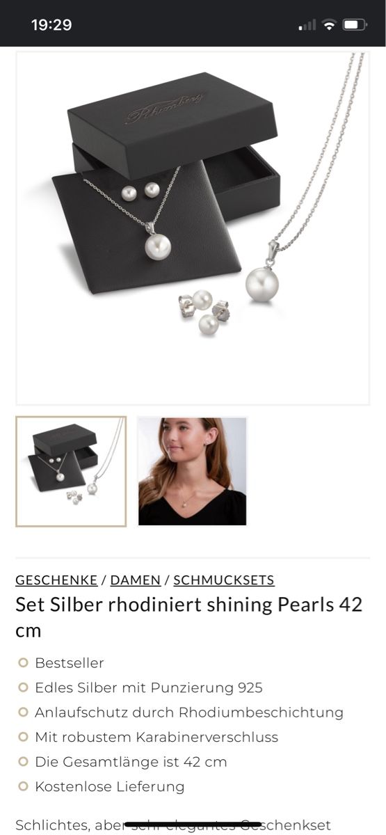 Perles (synthétiques): Schmuck Perlen Set – D'occasion à Wichtrach par estrella03 4