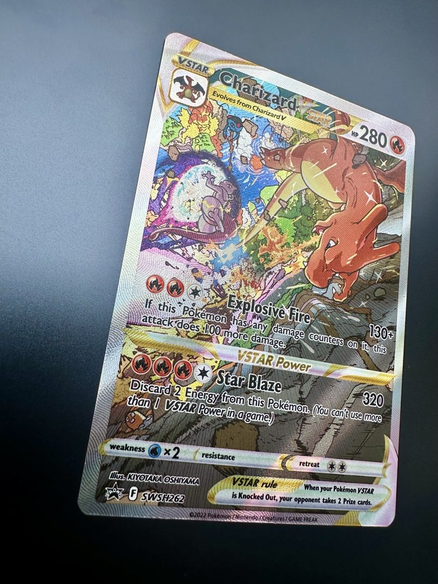 Pokémon Sammelbilder & Trading cards: Charizard VSTAR #SWSH262 PROMO - Ab 1.-! – Gebraucht aus Bern von HugoStiglitz11 1
