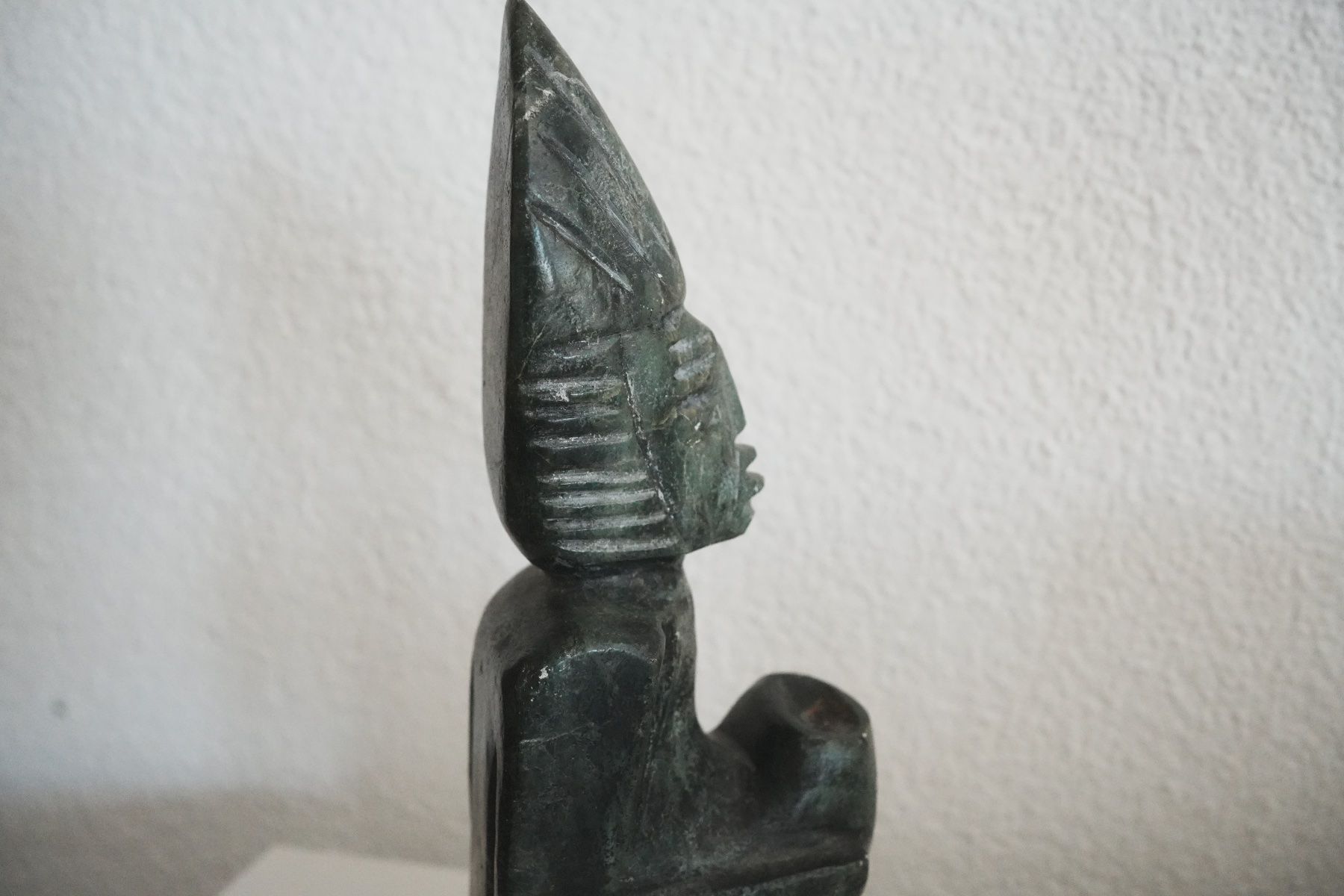 Sculture & Statue: Steinfigur, mexikanisch, Priester mit Räucherschale – Usato da Volketswil venduto da HeredisAntiques 4