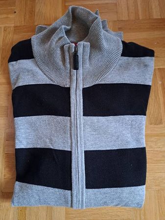 Herrenjäckchen Neu/leicht/grau/blau/Gr. XL/Maddison