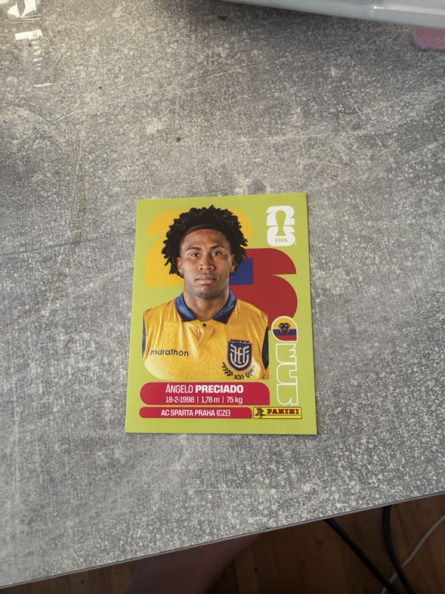 Panini Sammelbilder & Trading cards: Panini 2026 Angelo Preciado ECU7 – Gebraucht aus Pfeffingen von Fantasy1971