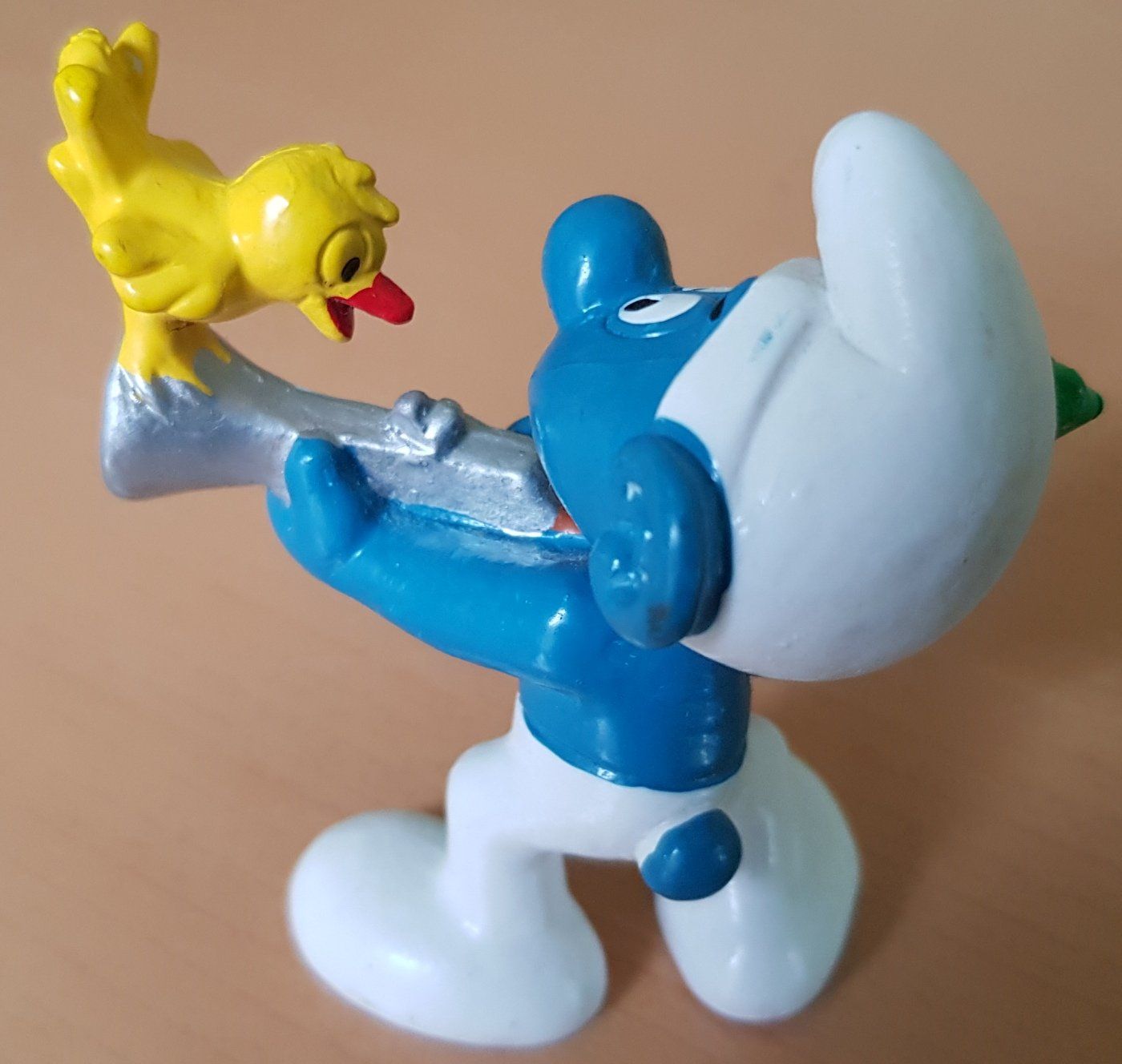Bullyland Statuette: Bully-Spielfigur: Jäger-Schlumpf – Usato da Schaffhausen venduto da asyouwestley 2