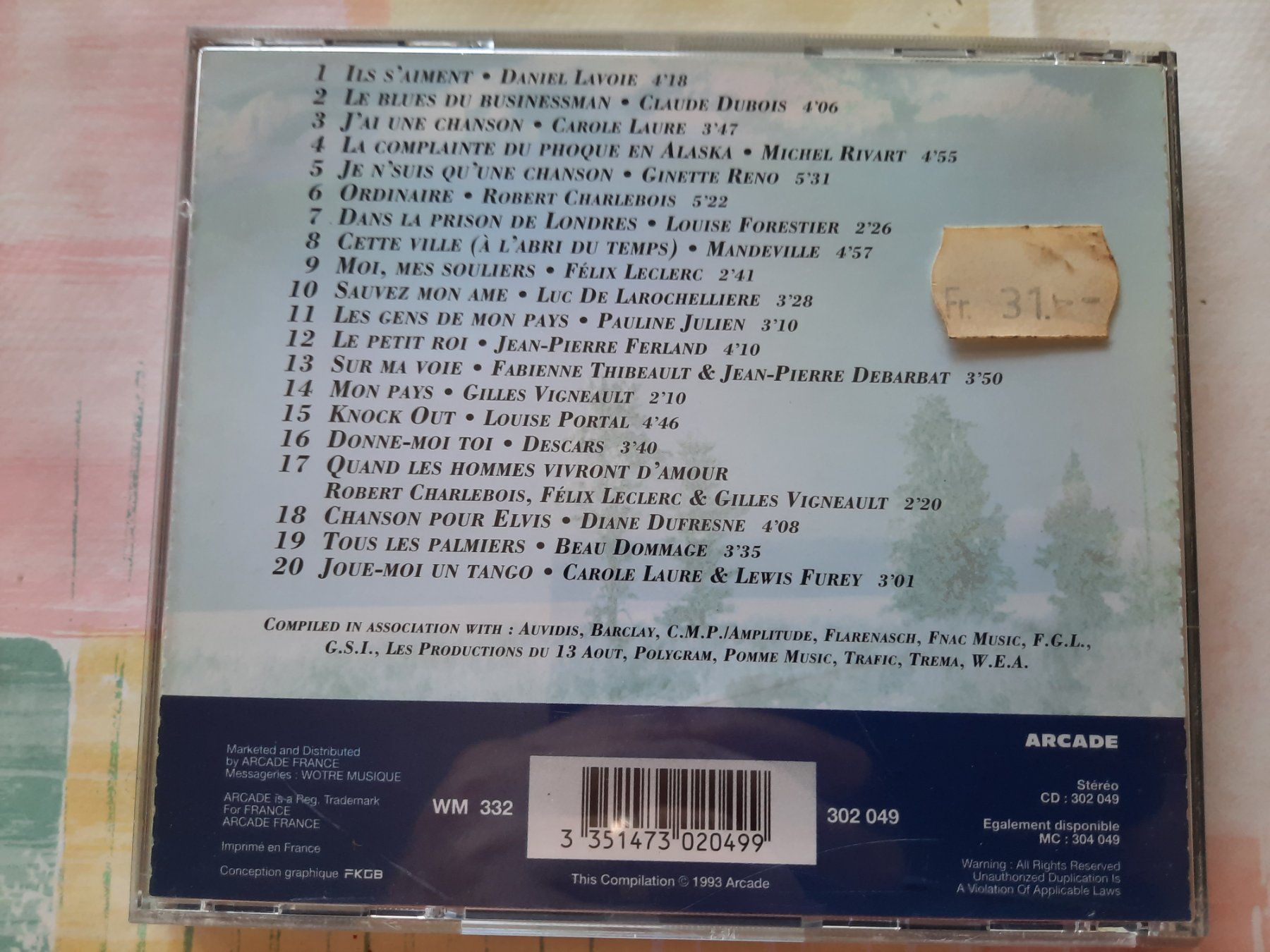 CDs: CD Quebec - Je me souviens – Gebraucht aus Pully von bro_n52j 1