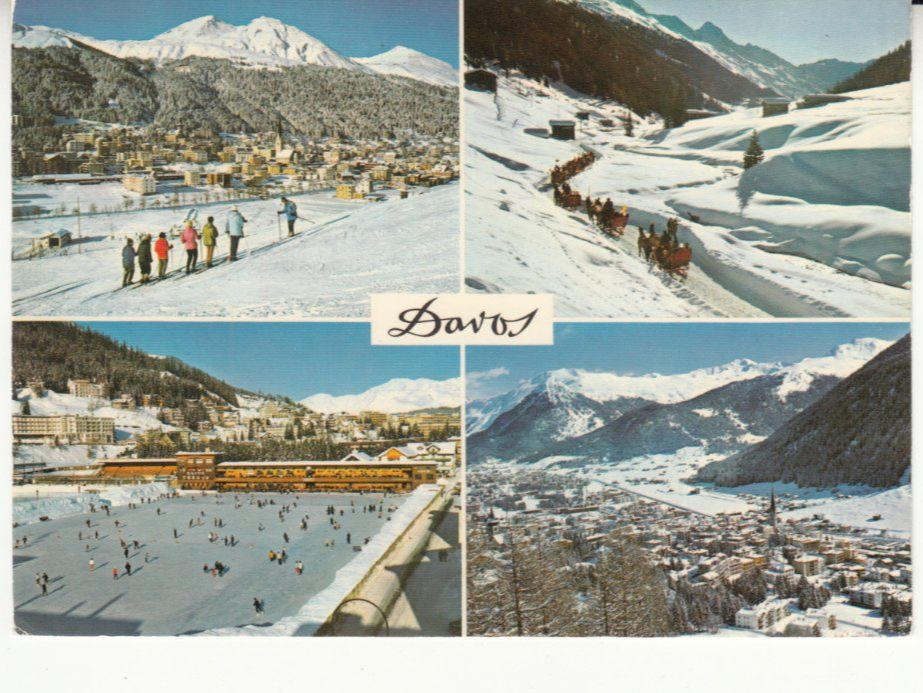 Ansichtskarten: Davos 1973 – Gebraucht aus Bürglen TG von StampGraf