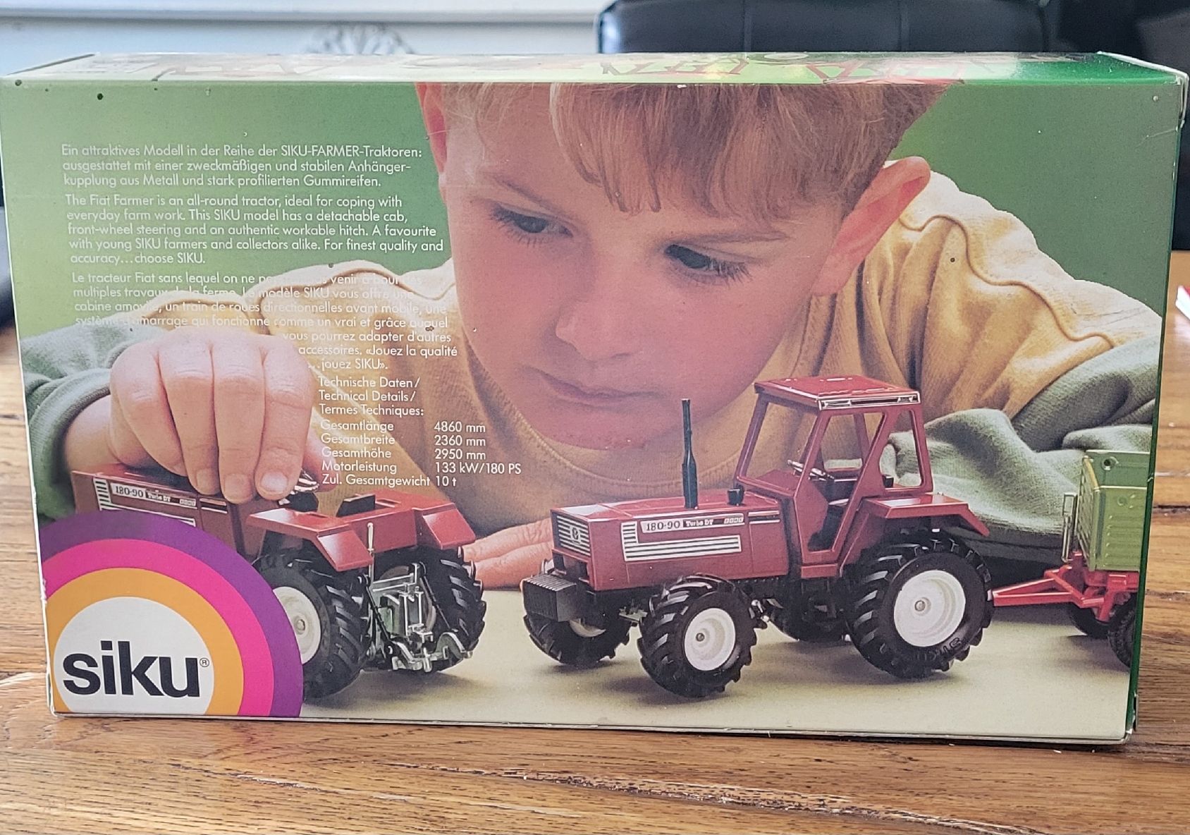 Siku Kit di modellismo & Modellini statici: Siku Traktor Farmer Serie 2861 Metall – Nuovo e nell'imballaggio originale da Kägiswil venduto da Megafi56 3