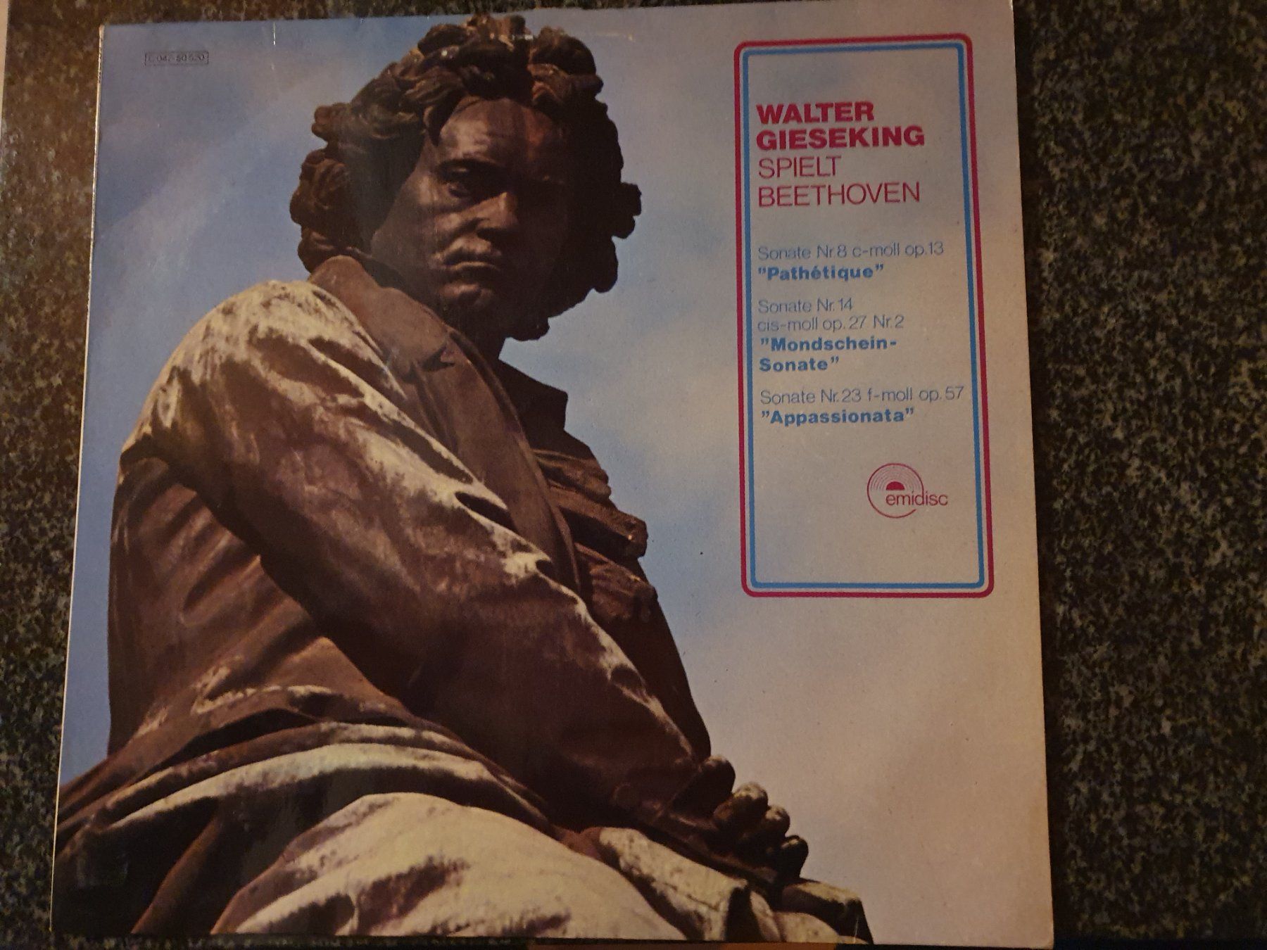 Dischi in vinile: Schallplatte- Walter Gieseking – Usato da Grandval venduto da JeroenK