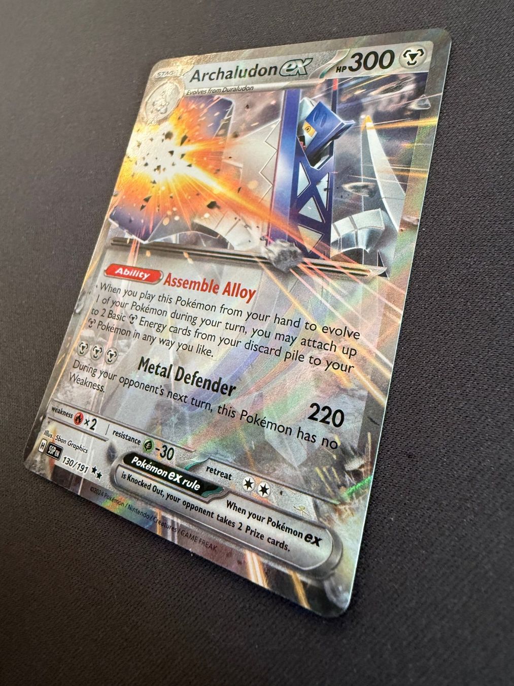 Pokémon Carte collezionabili: Archaludon ex #130 – Usato da Uster venduto da bacsev 2