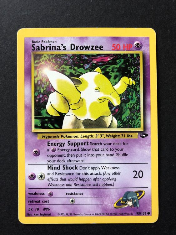 Gym Challenge EN Sabrina's Drowzee 95/132 Wizards Pokemon | Kaufen auf ...